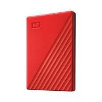 WD My Passport 4 TB Externe harde schijf (2,5 inch) USB 3.2 Gen 1 (USB 3.0) Rood WDBPKJ0040BRD-WESN - thumbnail