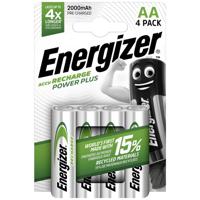 Energizer Power Plus HR06 Oplaadbare AA batterij (penlite) NiMH 2000 mAh 1.2 V 4 stuk(s) - thumbnail