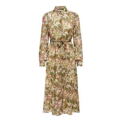 ONLY blousejurk ONLDAISY met all over print groen ONLY blousejurk ONLDAISY met all over print groen