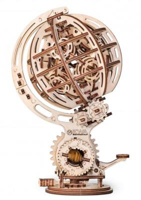 Eco Wood Art modelbouwpakket Kinetic Globe 25 cm hout 205 delig Eco Wood Art modelbouwpakket Kinetic Globe 25 cm hout 205 delig