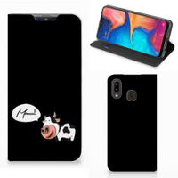 Samsung Galaxy A30 Magnet Case Cow - thumbnail