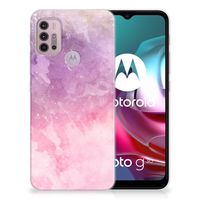 Hoesje maken Motorola Moto G30 | G10 Pink Purple Paint - thumbnail