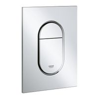 GROHE Arena cosmopolitan 2-knops S-size bedieningsplaat chroom 37624000