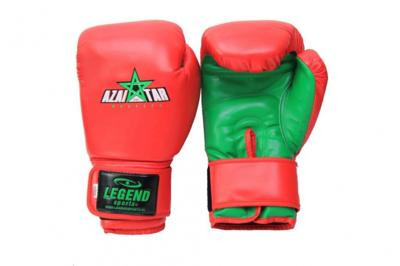 Legend Sports bokshandschoenen Azaitar Marokko special edition rood/groen Legend Sports bokshandschoenen Azaitar Marokko special edition rood/groen