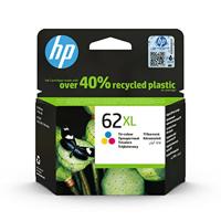 HP 62XL Inktcartridge Cyaan, Geel, Magenta, Hoge Capaciteit (C2P07AE) origineel van HP