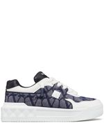 Valentino Garavani baskets One Stud XL Toile Iconographe - Bleu