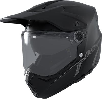 Helm Axxis Wolf DS Solid Mat Zwart XL