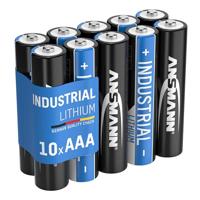 Ansmann 1501-0010, 3000 mAh 1,5 V, AAA, Micro, L92 FR03 industriële lithiumbatterij met hoog energieverbruik