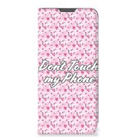 Motorola Moto G22 Design Case Flowers Pink DTMP - thumbnail