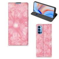 OPPO Reno4 Pro 5G Smart Cover Spring Flowers - thumbnail