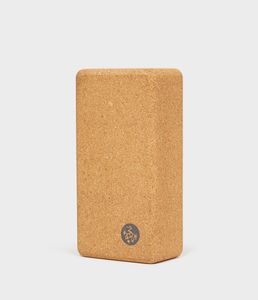 Manduka Yoga Blok Kurk Rechthoekig - 22 x 11 x 7 cm