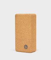 Manduka Yoga Blok Kurk Rechthoekig - 22 x 11 x 7 cm