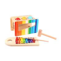 Tooky Toy Xylofoon Regenboog 29 X 14 X 20,5 Cm Hout 6-delig