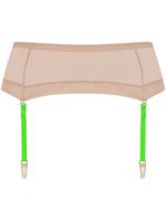 Maison Close porte-jarretelles en résille - Tons neutres