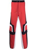 Balmain pantalon de jogging à lien de resserrage - Rouge