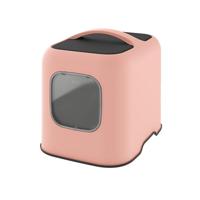 ROTHO - Kattenbak 57 x 39 x 40 cm - toiletbox - roze
