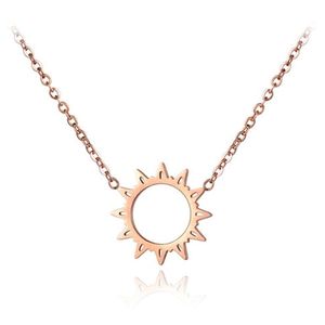 Cilla Jewels ketting Sun Flower Rose Verguld