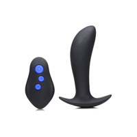 XR Brands Pro-Shocker - Vibrating and E-Stim Silicone Prostate Plug - thumbnail