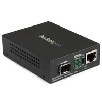 StarTech.com Gigabit ethernet glasvezel media converter met open SFP slot