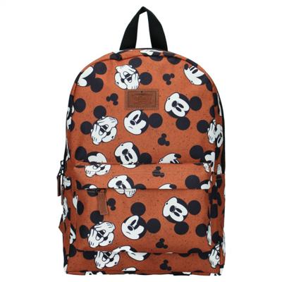 Disney rugzak Mickey junior 33 x 23 x 12 cm polyester bruin Disney rugzak Mickey junior 33 x 23 x 12 cm polyester bruin