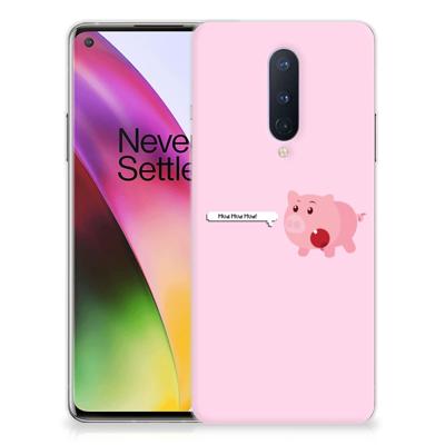 OnePlus 8 Telefoonhoesje met Naam Pig Mud