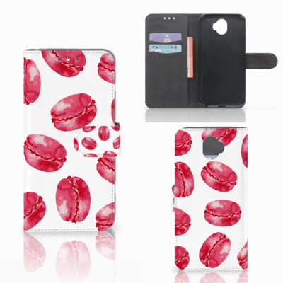 Wiko Wim Book Cover Pink Macarons