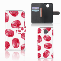 Wiko Wim Book Cover Pink Macarons