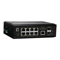 LevelOne IGP-1061 10-Port L2 Managed Gigabit PoE Industrial Switch, 802.3AT/AF/BT PoE, DIN-rail, -40 °C tot 75 °C