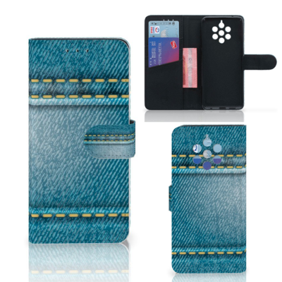 Nokia 9 PureView Wallet Case met Pasjes Jeans