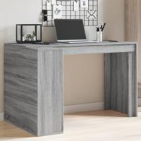 Bureau 123,5x73,5x75 cm bewerkt hout grijs sonoma eikenkleurig - thumbnail