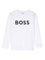 BOSS Kidswear t-shirt à logo imprimé - Blanc - thumbnail