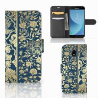 Samsung Galaxy J3 2017 Hoesje Beige Flowers