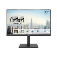 ASUS VA27UQSB 27 inch zakelijke monitor (4K UHD (3840 x 2160), IPS, HDR-10, DisplayPort, dubbele HDMI, stereoluidsprekers, flikkervrij, blauwlichtfilter, ergonomisch ontwerp, wandmontage