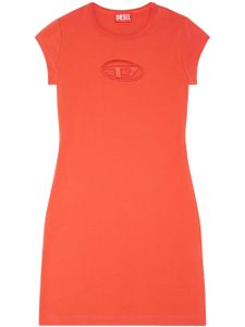 Diesel robe en coton à broderies - Orange