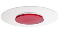 Deko-Light | LED-plafondlamp plafondlamp binnen dimbaar 360° licht | Zaniah rood 24W