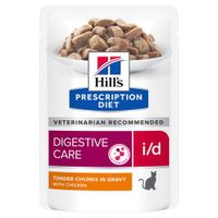 Hill&apos;s I/D Digestive Care Kat Natvoer met Kip 12x85g maaltijdzakje multipack - thumbnail