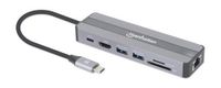 Manhattan 153928 USB-C dockingstation Geschikt voor merk: Universeel Incl. laadfunctie, USB-C Power Delivery - thumbnail