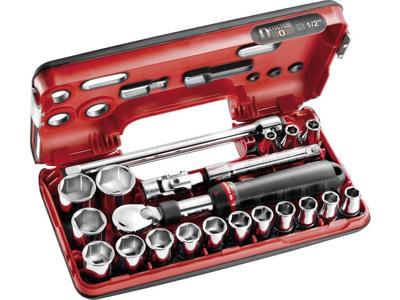Facom SXL.DBOX1 Dopsleutelset Metrisch 1/2 (12.5 mm) 10-delig Facom SXL.DBOX1 Dopsleutelset Metrisch 1/2 (12.5 mm) 10-delig