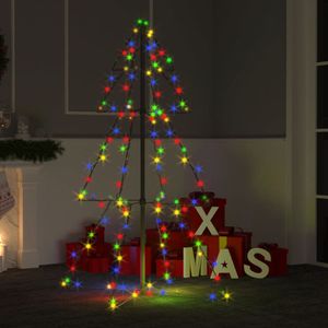 Kegelkerstboom 160 LED's binnen en buiten 78x120 cm