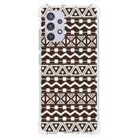 Samsung Galaxy A32 4G | A32 5G Enterprise Editie Doorzichtige Silicone Hoesje Aztec Brown