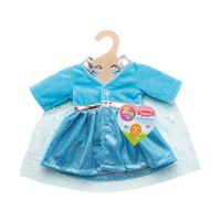 Heless Poppenjurk IJsprinses met Cape, 35-45 cm - thumbnail