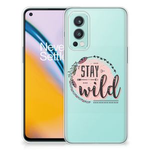 OnePlus Nord 2 5G Telefoonhoesje met Naam Boho Stay Wild