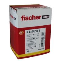 Fischer N 5X50/25 S NAGELPLUG 100 St - 50352