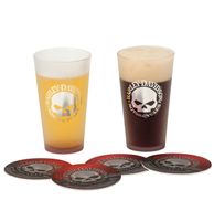 Harley-Davidson Schedel Bierglazen Set