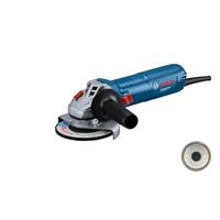 Bosch Professional Bekabelde haakse slijper GWS 12-125 (schijf-Ø: 125 mm, vermogen 1200 W, herstartbeveiliging, incl. SDS-wartelmoer, extra handgreep, twee-gatsleutel)