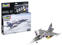 Revell 63776 Model Set Saab JAS-39C Gripen 1:72 Schaal Ongebouwd/Ongeverfd Plastic Model Kit met Accessoires