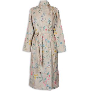 Pip Studio Badjas Les Fleurs Khaki-Maat: XL