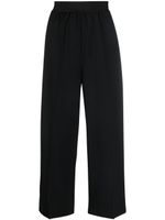 Stella McCartney pantalon ample à coupe courte - Noir - thumbnail