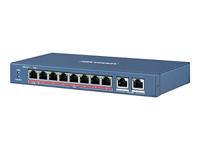 Hikvision Digital Technology DS-3E0310HP-E netwerkswitch (Fast Ethernet (10/100), Ethernet-verbinding, ondersteunt de stroomvoorziening via deze poort (PoE) blauw