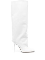 The Attico bottes Sienna 110 m en cuir - Blanc